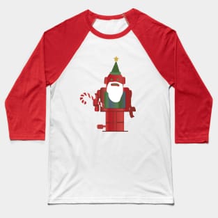 Christmas Robot Baseball T-Shirt